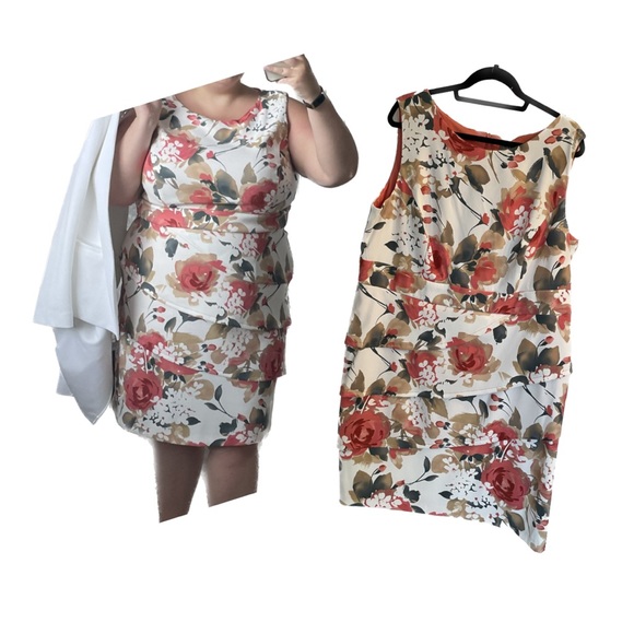 Laura Plus floral dress size 20 - Picture 1 of 7